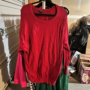 Torrid Red Pullover Sweater